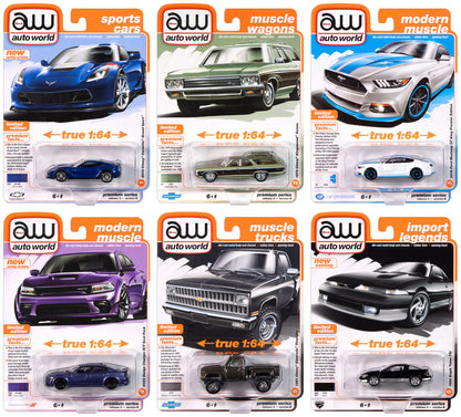 Auto World 1:64 Premium 2024 Release 3 Version B Set