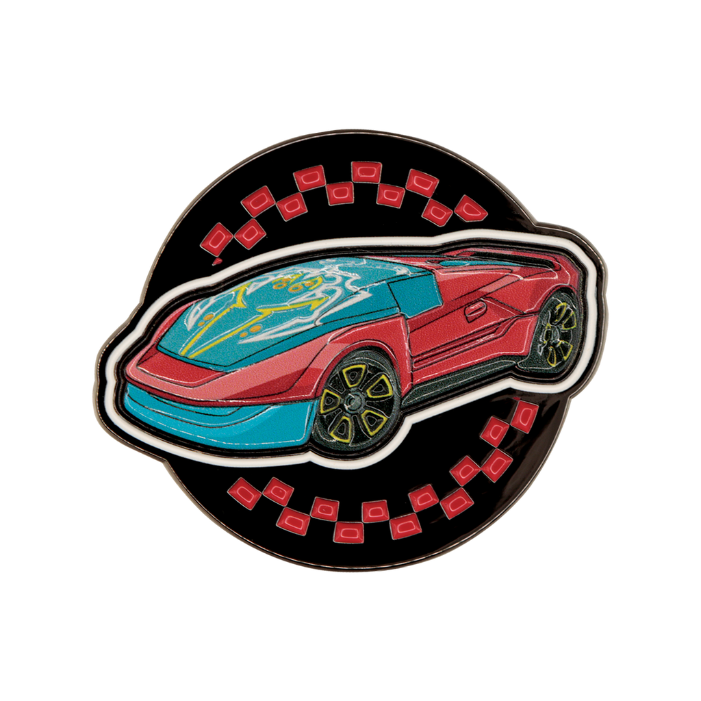 Hot Wheels - Mystery Pin Badges CDU Containing 12 Packs