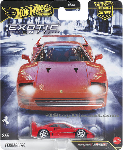 Hot Wheels Car Culture 2027 - Exotic Envy - Mix 2B
