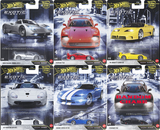 Hot Wheels Car Culture 2027 - Exotic Envy - Mix 2B
