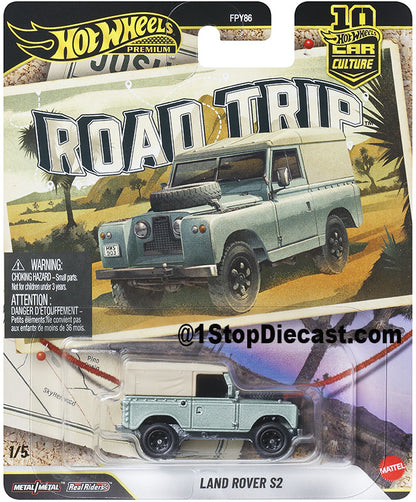 Hot Wheels Car Culture 2026 Mix 7V – Road Trip – 1:64 Premium Case / Set