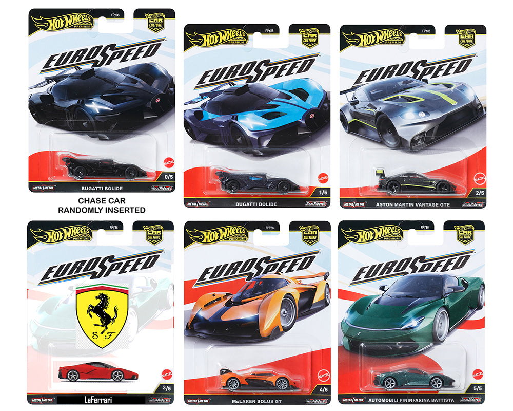 Hot Wheels Car Culture 2025 - Euro Speed - Mix 6L