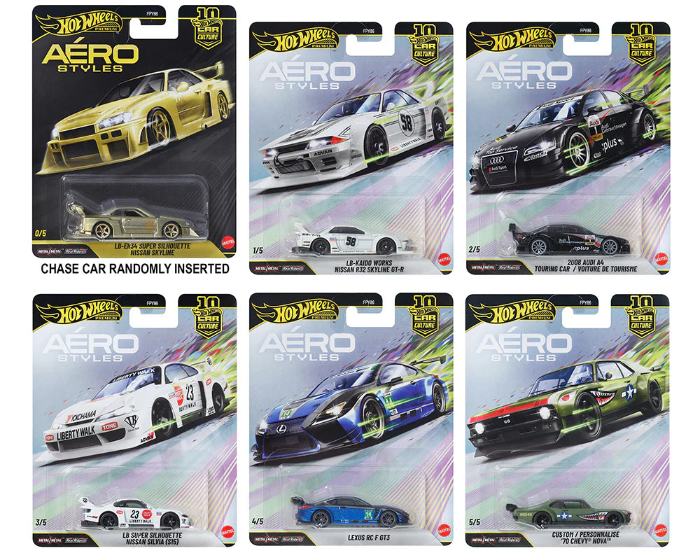 Hot Wheels Car Culture 2026 - Mix 6U - Aero Styles
