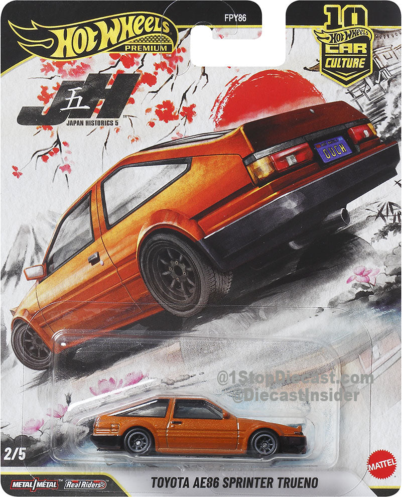 Hot Wheels Car Culture 2026 - Mix 1P Japan Historics 5