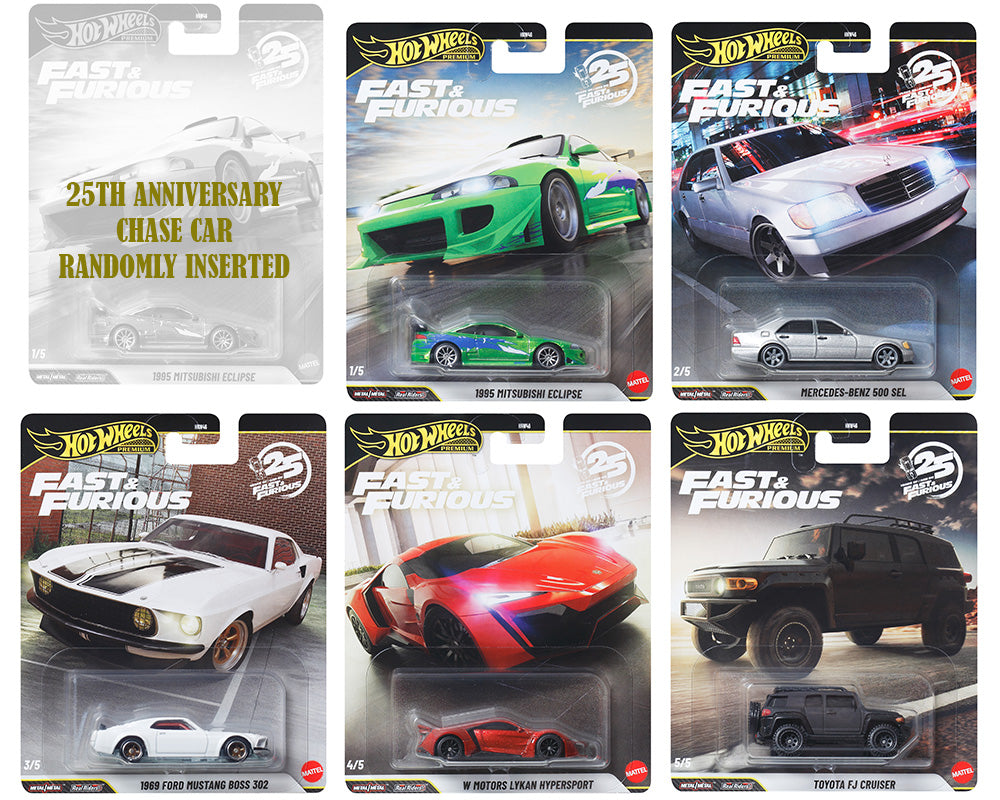 Hot Wheels 2026 - Fast & Furious 25th Anniversary Premium - Mix 1N