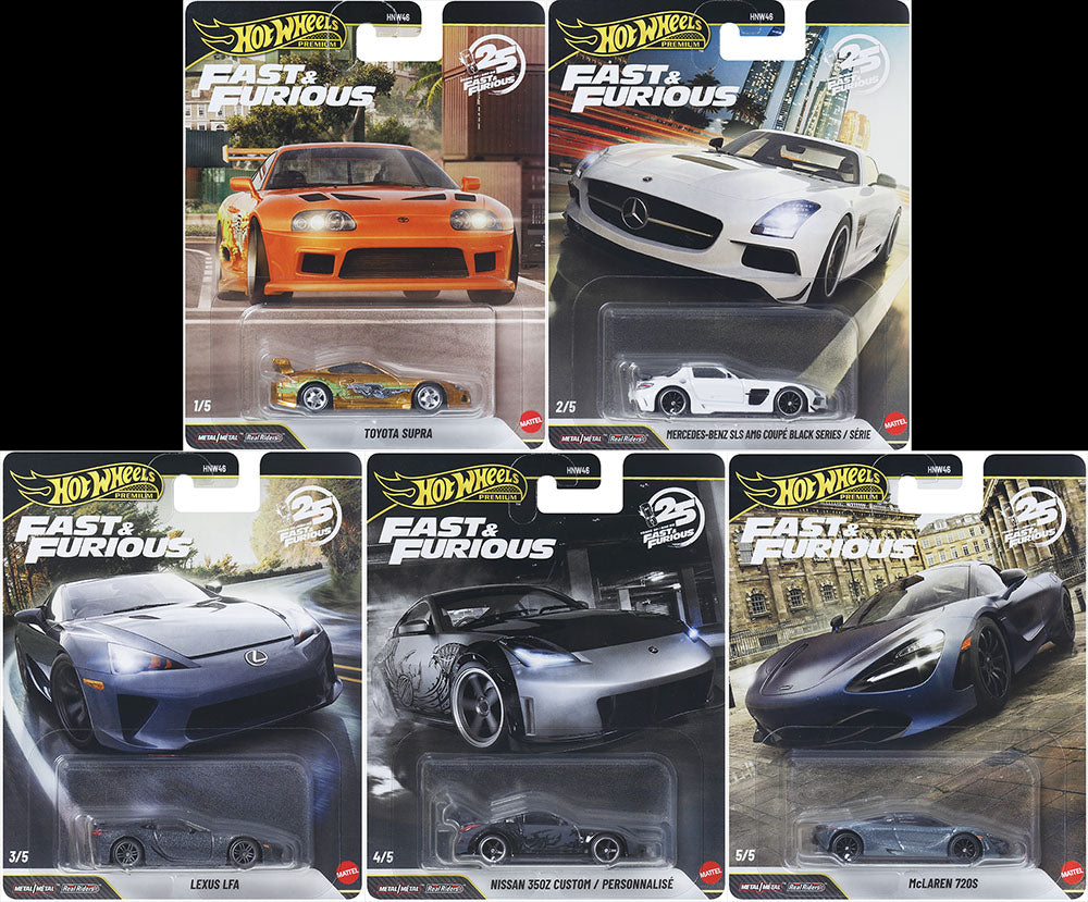 Hot Wheels Fast and Furious 2026 Mix 4R Vehicle Case of 10 (Includes Chase Supra)