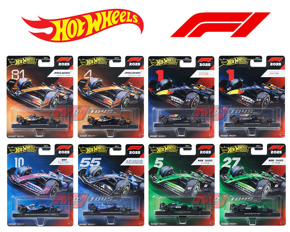 Hot Wheels Formula 1 2026 Mix 2K -  Vehicle Case of 8 (2025 Livery)