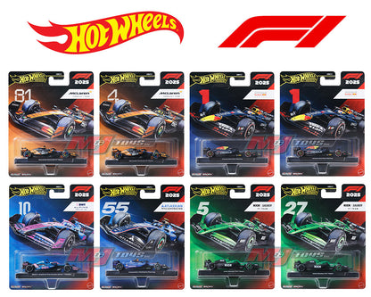 Hot Wheels Formula 1 2026 Mix 2K -  Vehicle Case of 8 (2025 Livery)