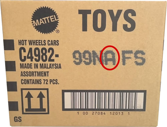 Hot Wheels International Basic Car 2026 Wave 1A - Case of 72 Cars - Chance of Super Treasure Hunt