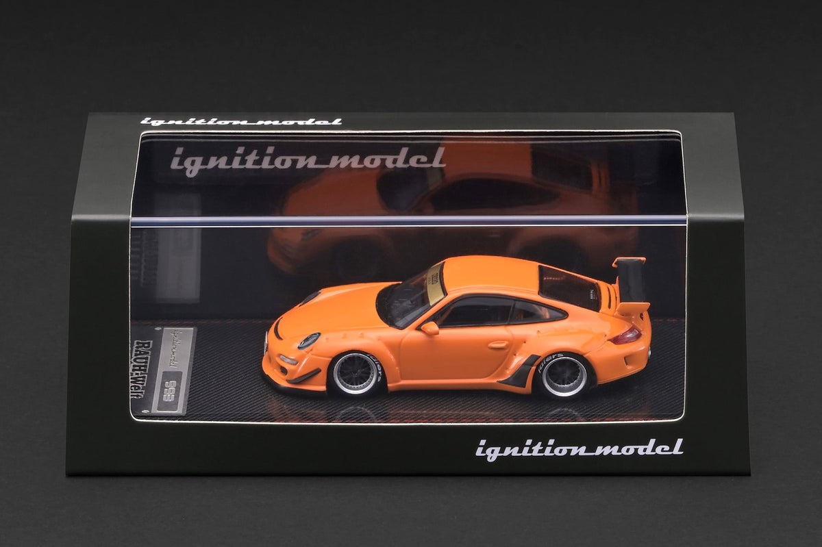 Ignition Model 1:64 RWB 997 GT3 Orange – IG4100 – model with display case