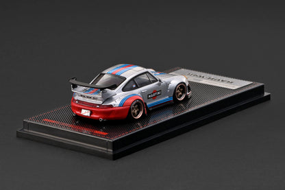 Ignition Model 1:64 RWB 993 Silver – IG4213 – rear three-quarter view
