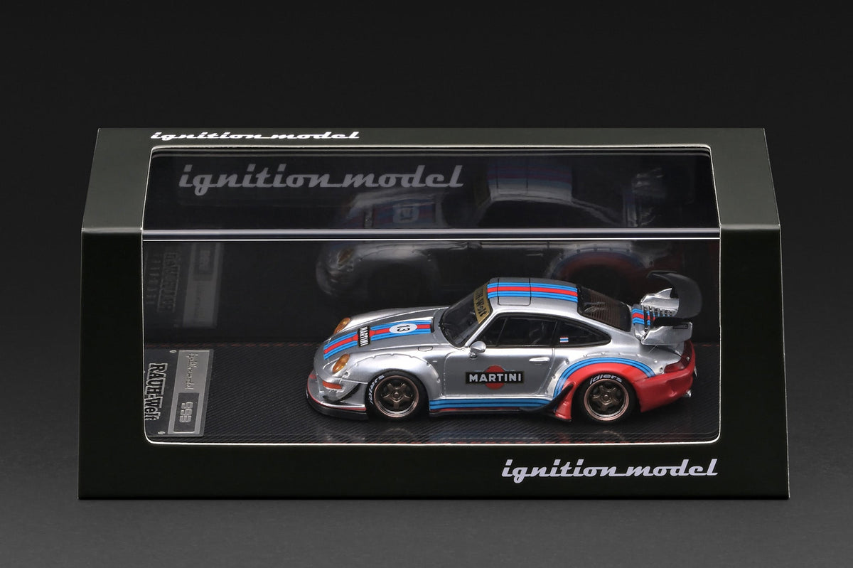 Ignition Model 1:64 RWB 993 Silver – IG4213 – model with display case
