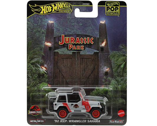 Hot Wheels 1:64 Pop Culture K Case 2025 – Jurassic Park 1992 Jeep Wrangler Sahara