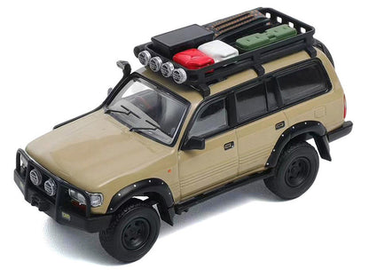 GCD 1:64 Toyota Land Cruiser 80 LHD Yellow - 80 Series - Beige