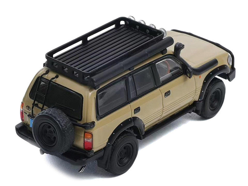 GCD 1:64 Toyota Land Cruiser 80 LHD Yellow - 80 Series - Beige