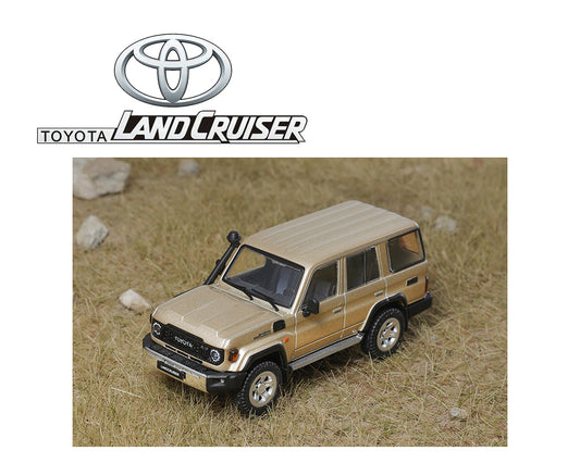 GCD 1:64 Toyota Land Cruiser (J76) 2023 LHD – Gold - 76 Series