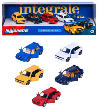 Majorette Lancia Delta Integrale 5 Piece Gift Pack 1:64
