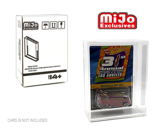 Showcase 1:64 Basic Redline Collector Single Display Case (5.25″x2.5″x7.5″) – Mijo Exclusives