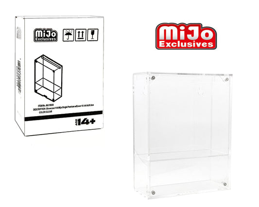 Showcase 1:64 Premium Collector Single Case with Shelve & Cover (6″x2.1/8″x8″) – Mijo Exclusives