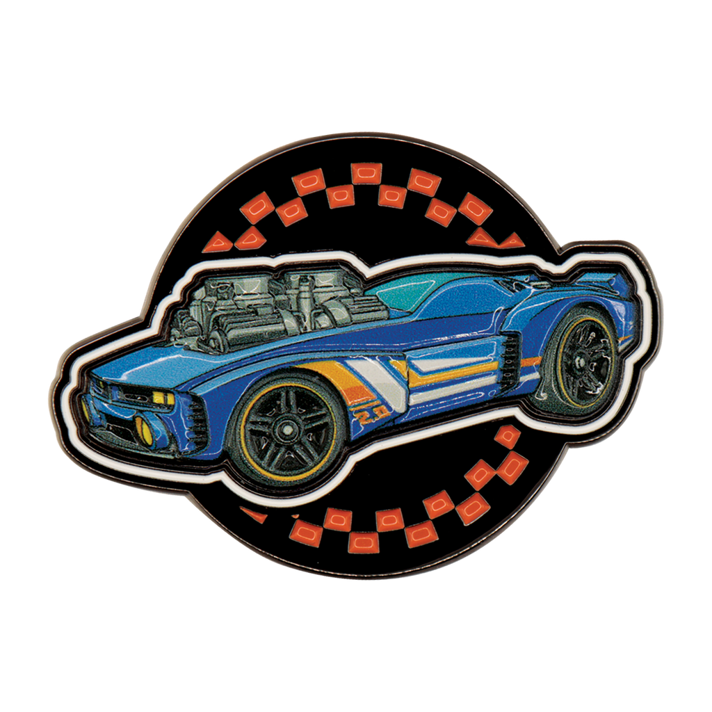 Hot Wheels - Mystery Pin Badges CDU Containing 12 Packs