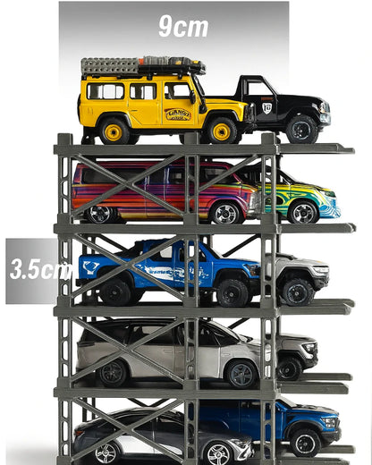 PITBOX Modular Diecast Parking Rack (10 Parking Spots per Box)