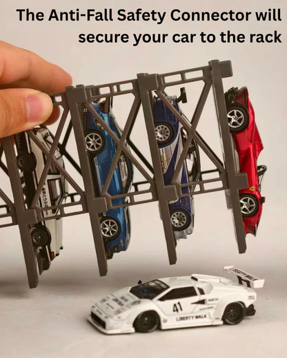 PITBOX Modular Diecast Parking Rack (10 Parking Spots per Box)