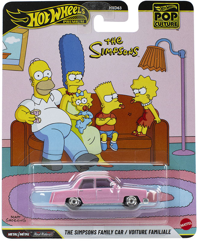 Hot Wheels Pop Culture 2026 Mix 5S - Stranger Things, The Simpsons, Good Dinosaur, Onward