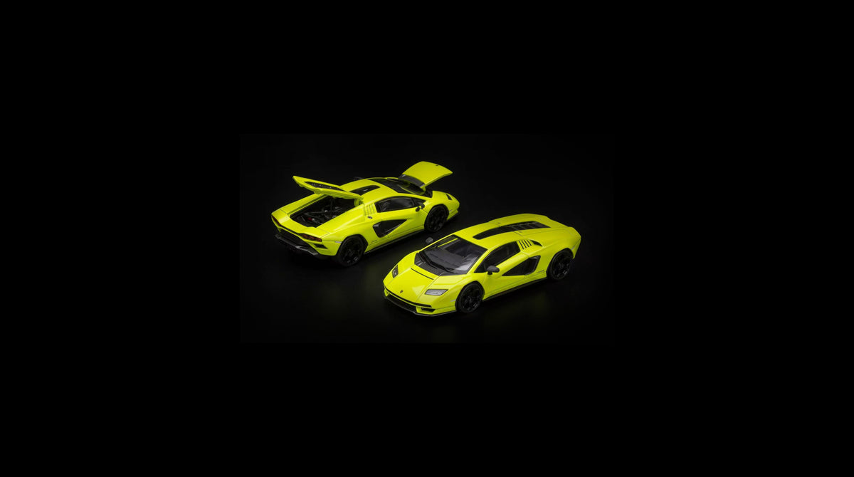 Pop Race Lamborghini Countach LPI 800-4 Verde Themis 1:64 — additional view