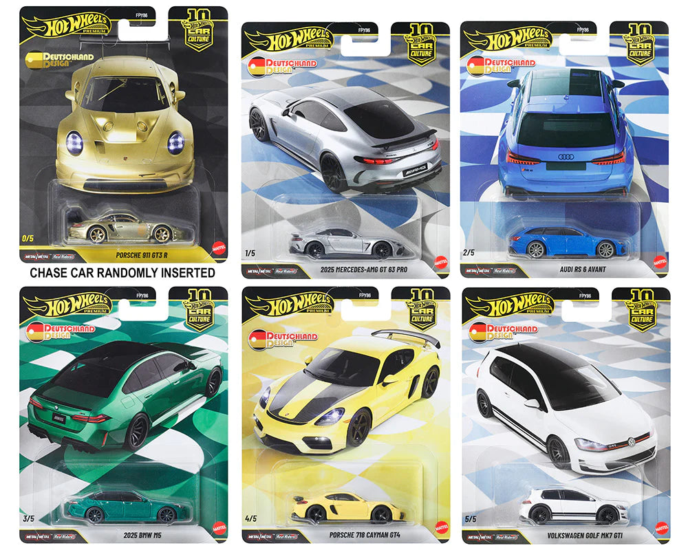 Hot Wheels Car Culture 2026 Mix 8W – Deutschland Design – 1:64 Premium