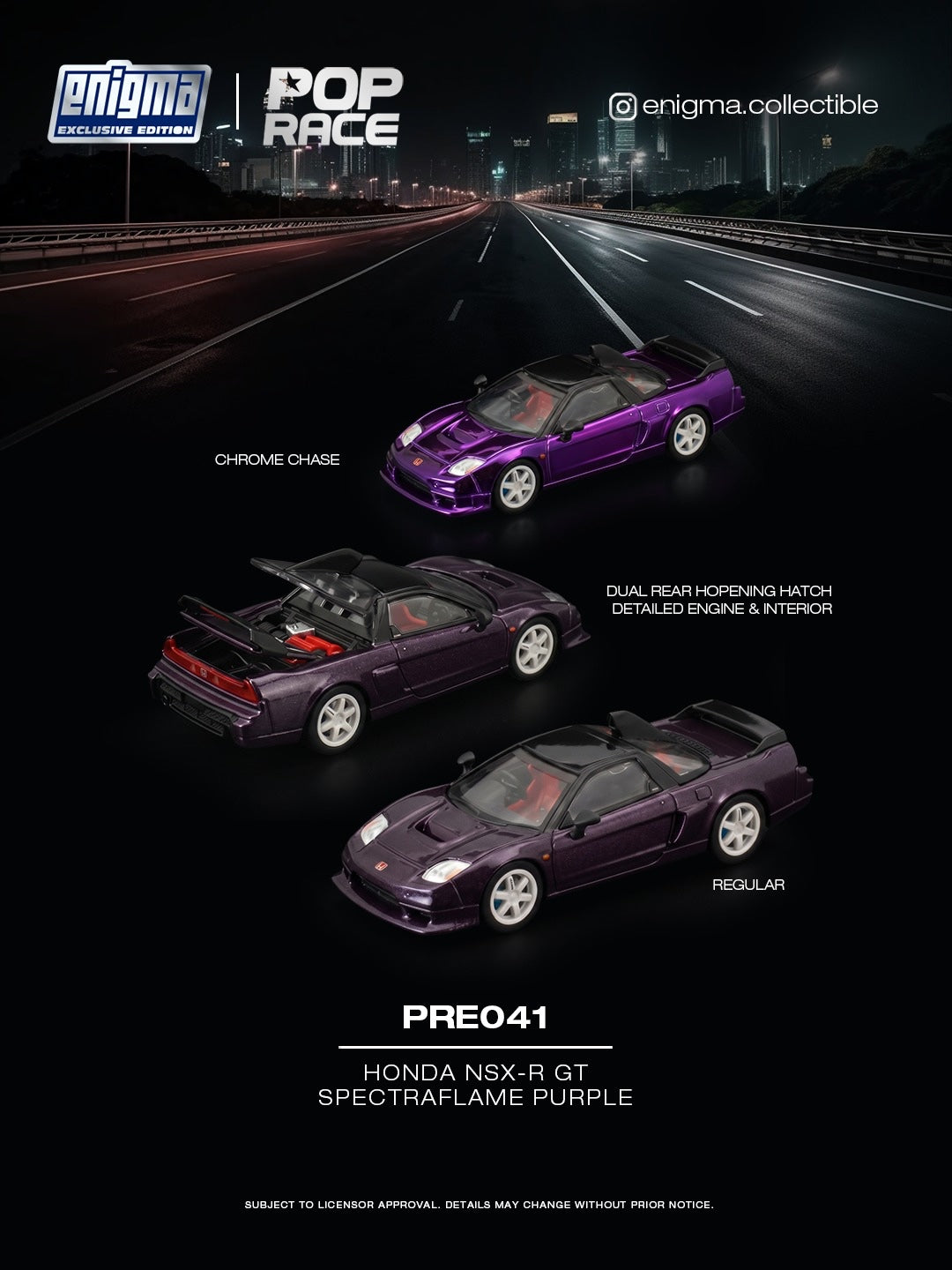 Pop Race Honda NSX-R GT PRE041 manufacturer artwork