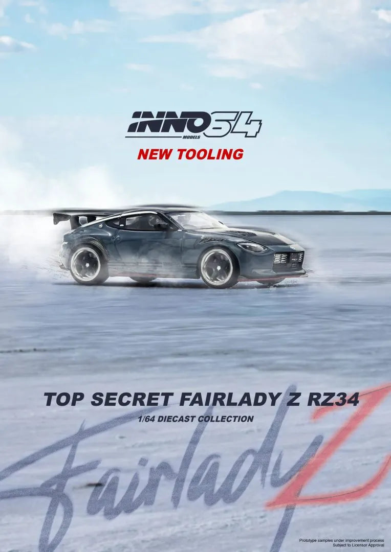 Inno64 Top Secret Nissan Fairlady Z (RZ34) Stealth Gray – Hot
