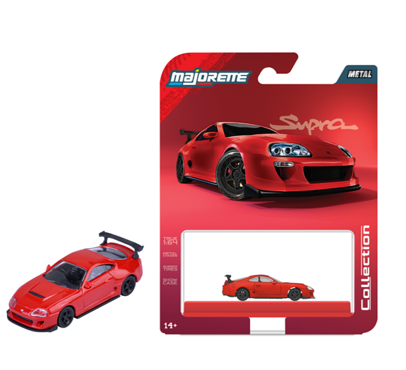 Majorette Collection Series 4 - Toyota Supra 1995 Red