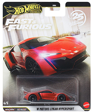 Hot Wheels 2026 - Fast & Furious 25th Anniversary Premium - Mix 1N