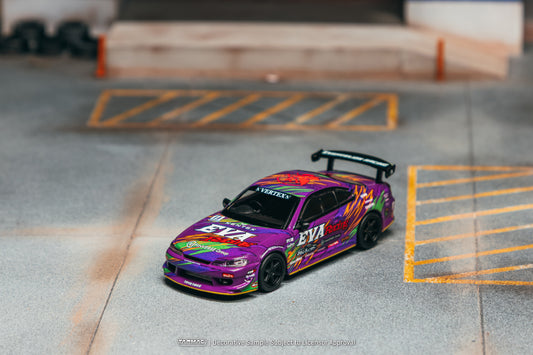 Tarmac Works Nissan Silvia S15 EVA RT Test Type-01 1:64 — supplier product image