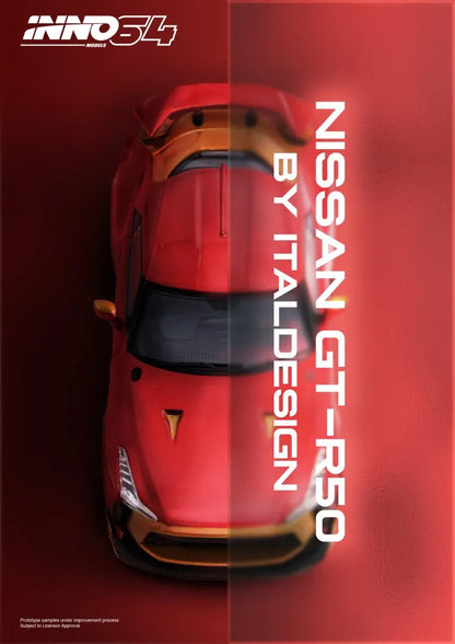 Inno64 Nissan GT-R (R50) by Italdesign Red