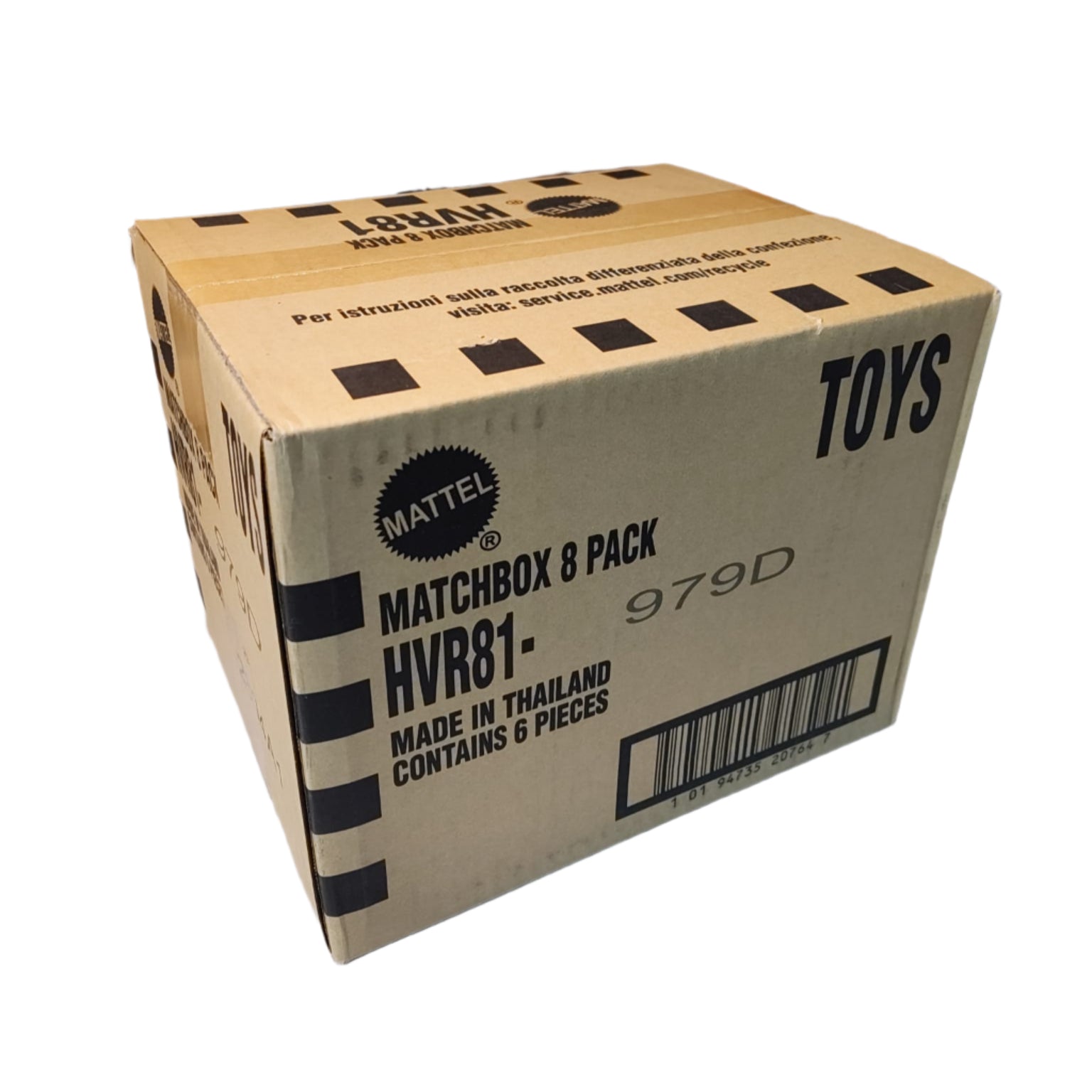 Matchbox 1:64 Scale 2025 Wave 1D Die-Cast Vehicle 8-Pack – Hot
