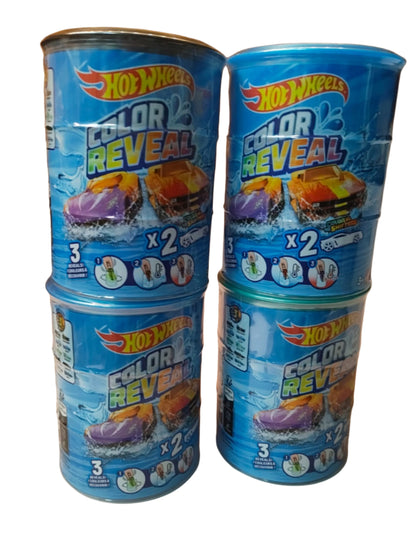 Hot Wheels Color Reveal Vehicle 2-Pack 2025 Mix 3 Case of 4