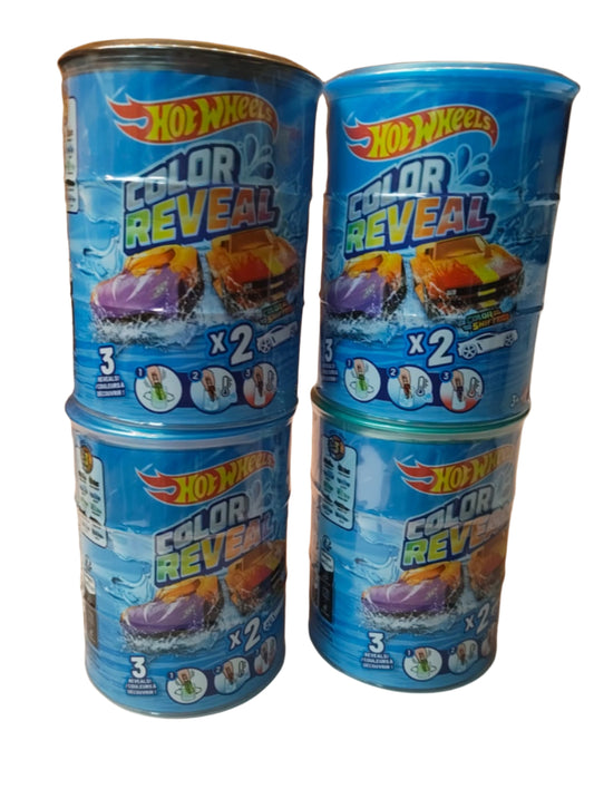 Hot Wheels Color Reveal Vehicle 2-Pack 2025 Mix 3 Case of 4