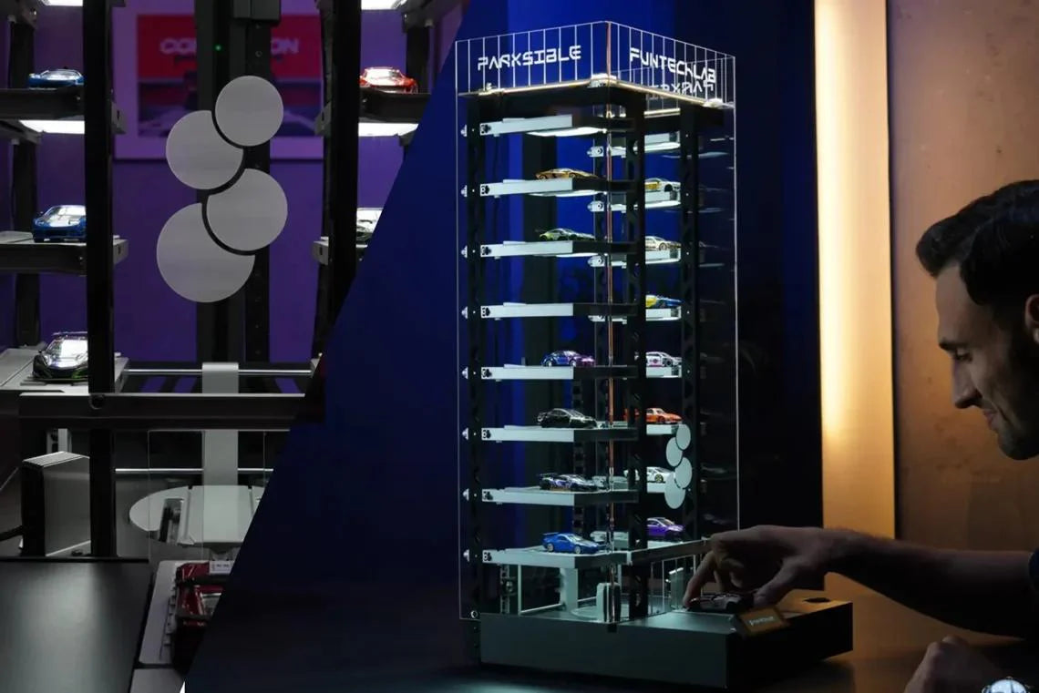 Fun Tech Lab Parksible - Worlds First Fully Automated Parking Garage