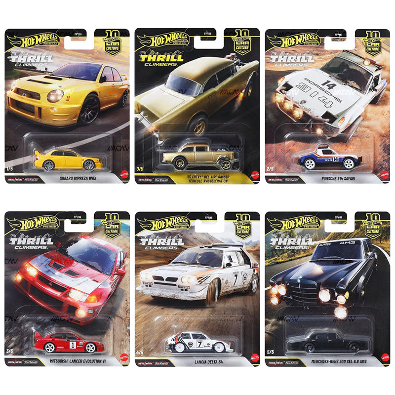 Hot Wheels Car Culture & Team Transport Factory Set 2026 Mix 1S – Japan Historics 5 & Thrill Climbers