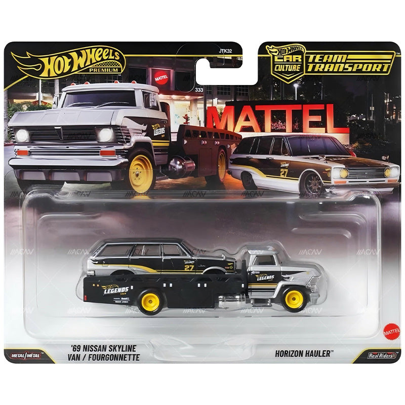 Hot Wheels Legends Tour Team Transport 2027 – ’69 Nissan Skyline Van & Horizon Hauler