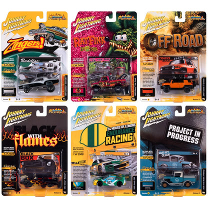 Johnny Lightning Street Freaks 2023 Release 2 Version B 1:64 Scale Die-Cast Metal Vehicle