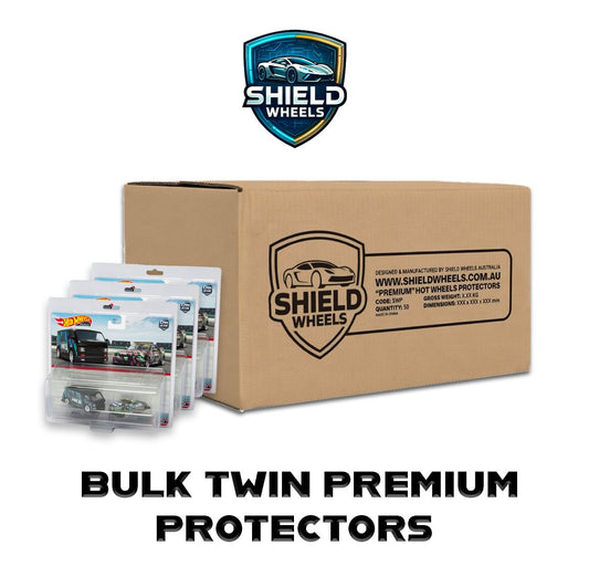 Shield Wheels - Hot Wheels Premium Twin Pack Protectors - Bulk Pack