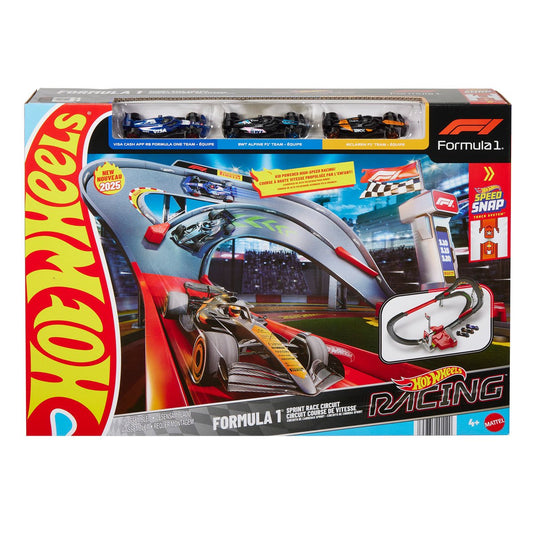 Hot Wheels Racing Formula 1 Sprint Race Circuit Trackset with Vehicles F1
