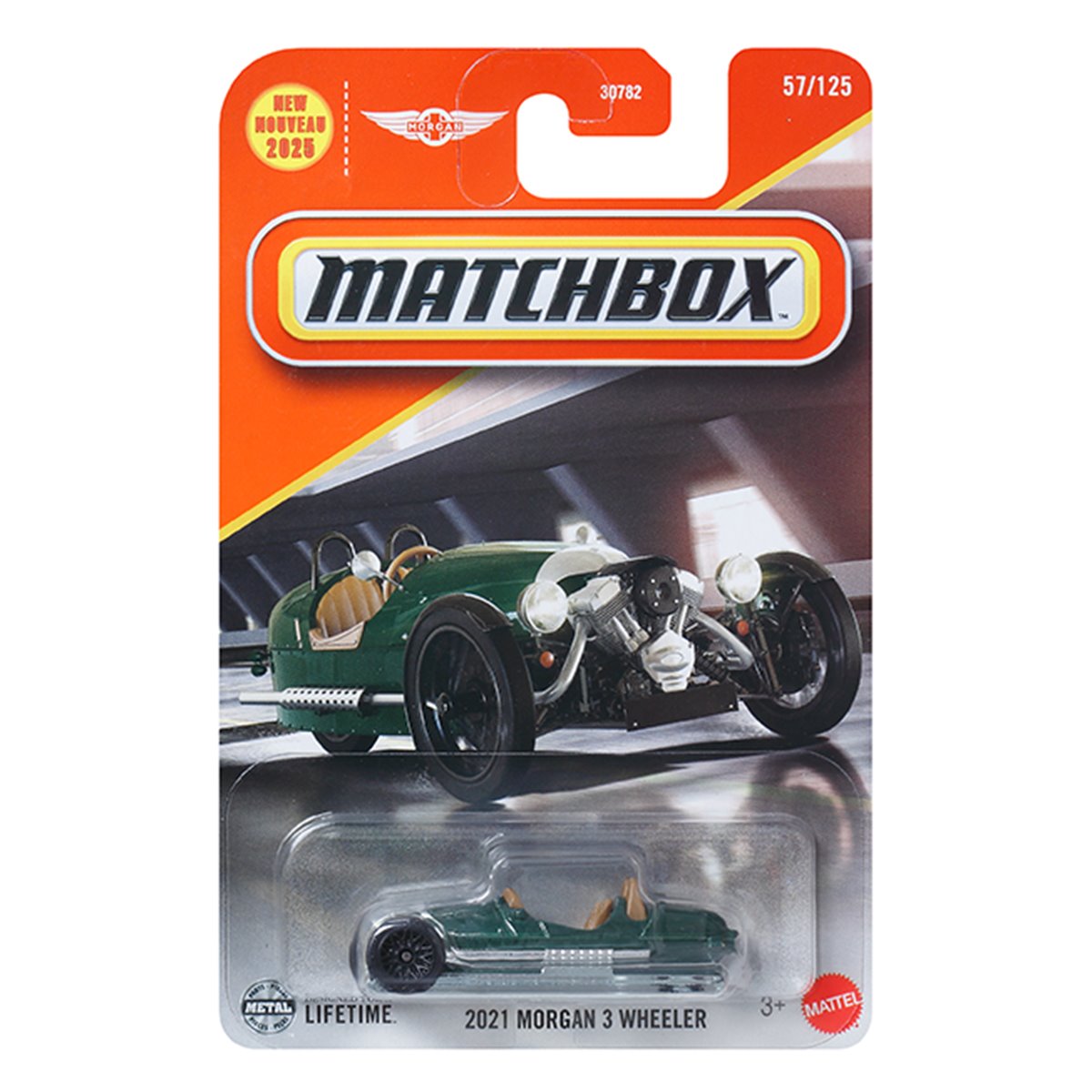 Matchbox Car Collection 2025 Mix 8H Vehicles Long Card