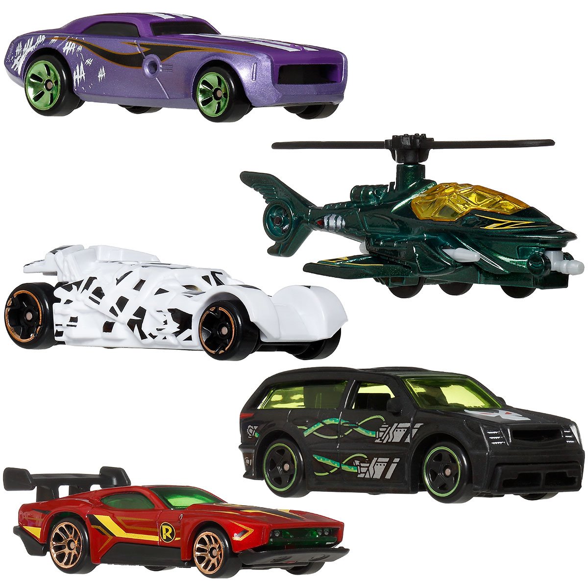 Hot Wheels Batman Themed 2026 Mix 1S - Set of 5