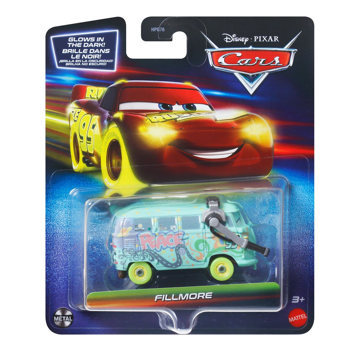 Cars Glow Racers 2026 Mix 1 Vehicle Case of 8