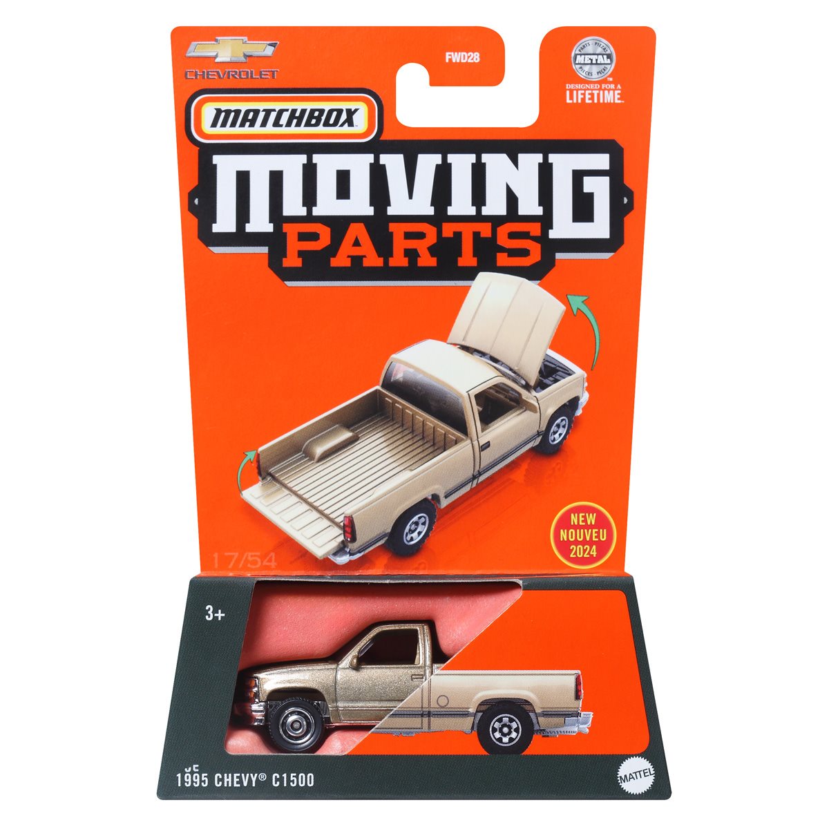 Matchbox Moving Parts 2024 Mix 6 Vehicles