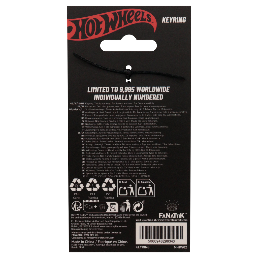 Hot Wheels - Limited Edition Race 'Em Collect 'Em Keyring