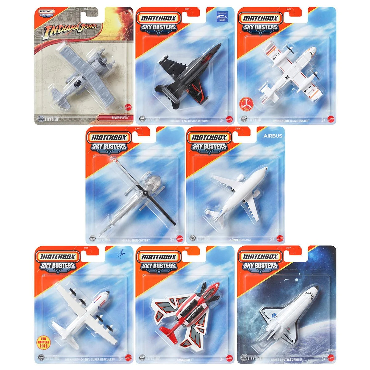 Matchbox Sky Busters 2025 Wave 4D Vehicles